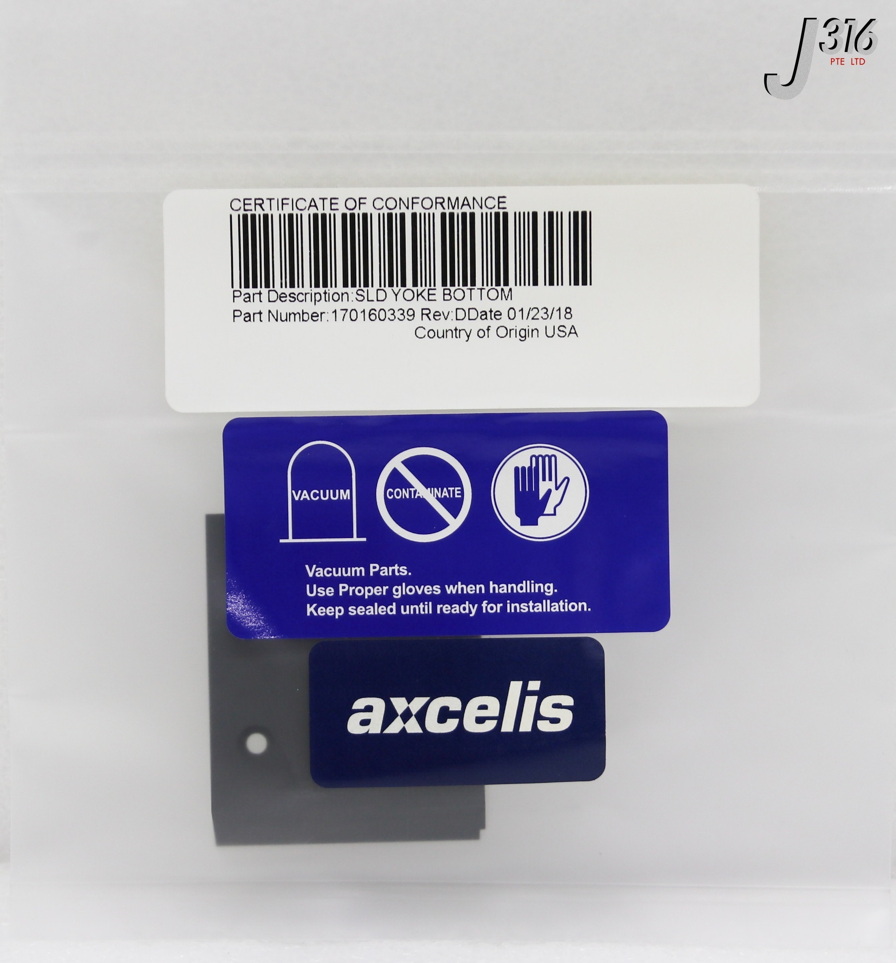 35362 AXCELIS SHLD, YOKE, BOTTOM (NEW) 170160339 | eBay